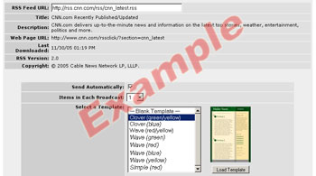 Feed Broadcaster Interface Example