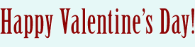 Happy Valentine's Day!
