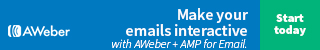 Make your emails interactive with AWeber and AMP for Email