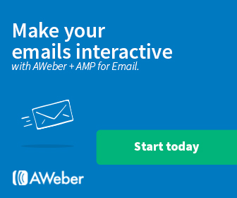 Make your emails interactive with AWeber and AMP for Email