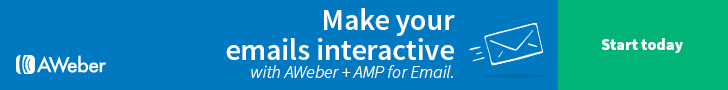 Make your emails interactive with AWeber and AMP for Email