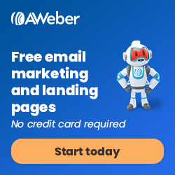 Free email marketing and landing pages with AWeber