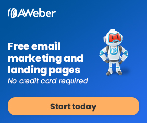 Quickly create stunning landing pages with AWeber